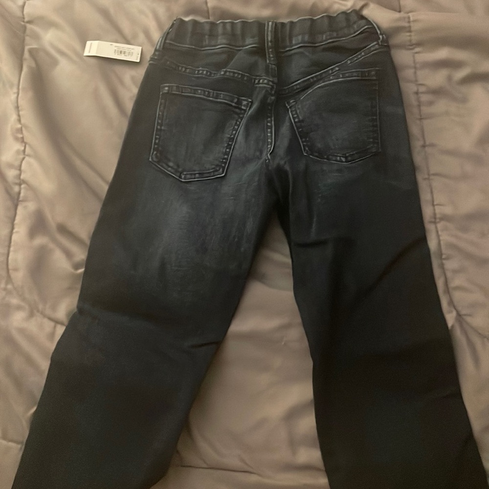 New With Tags Blue denim Old Navy Slim adjustable waist jeans size 8